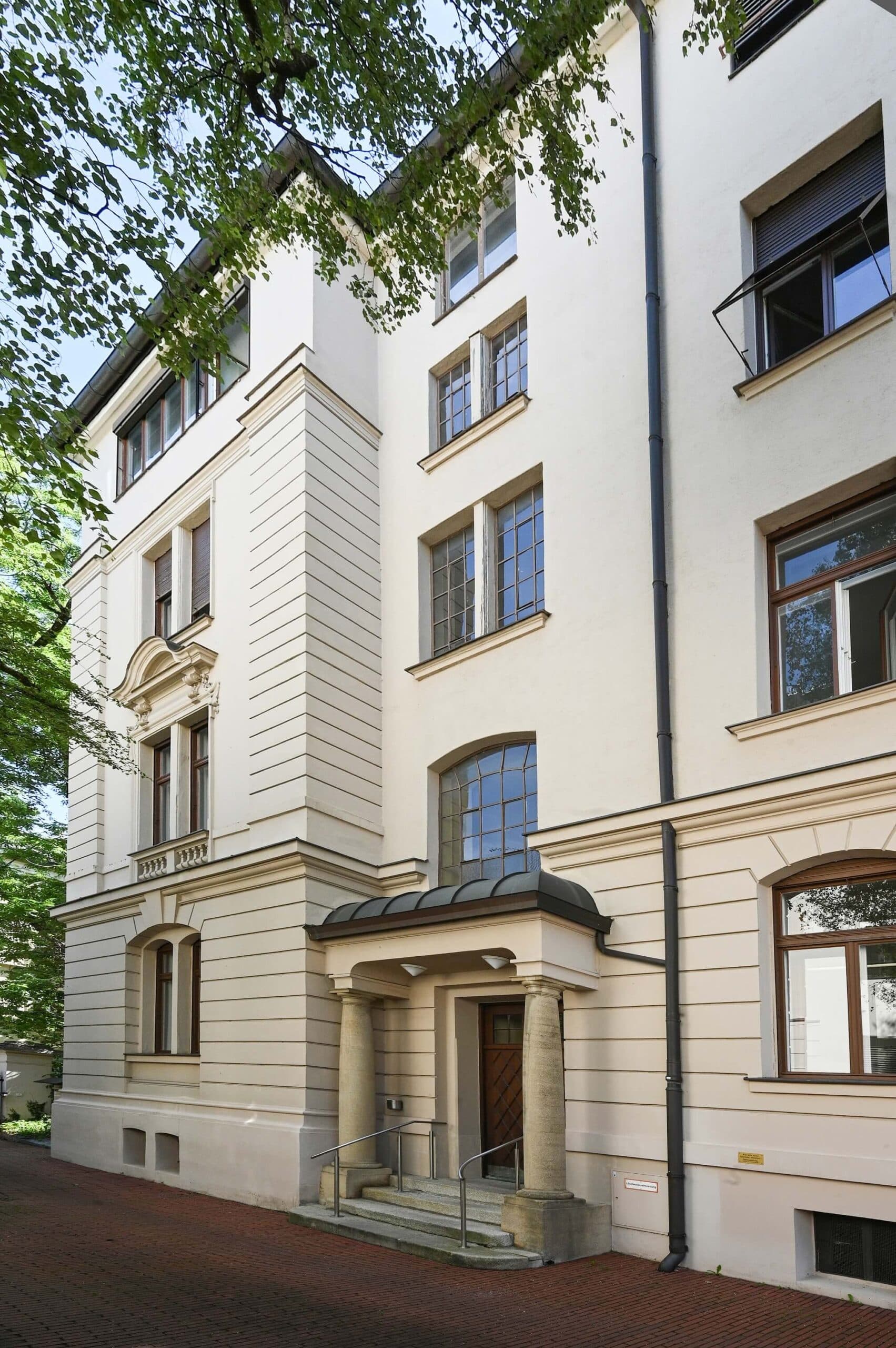 Die Jugendstilvilla der Kanzlei Braun & Kollegen in München